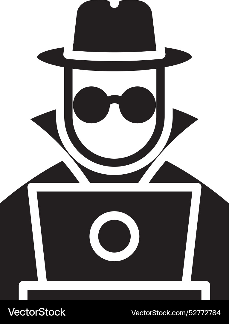 Hacker icon design Vector Image