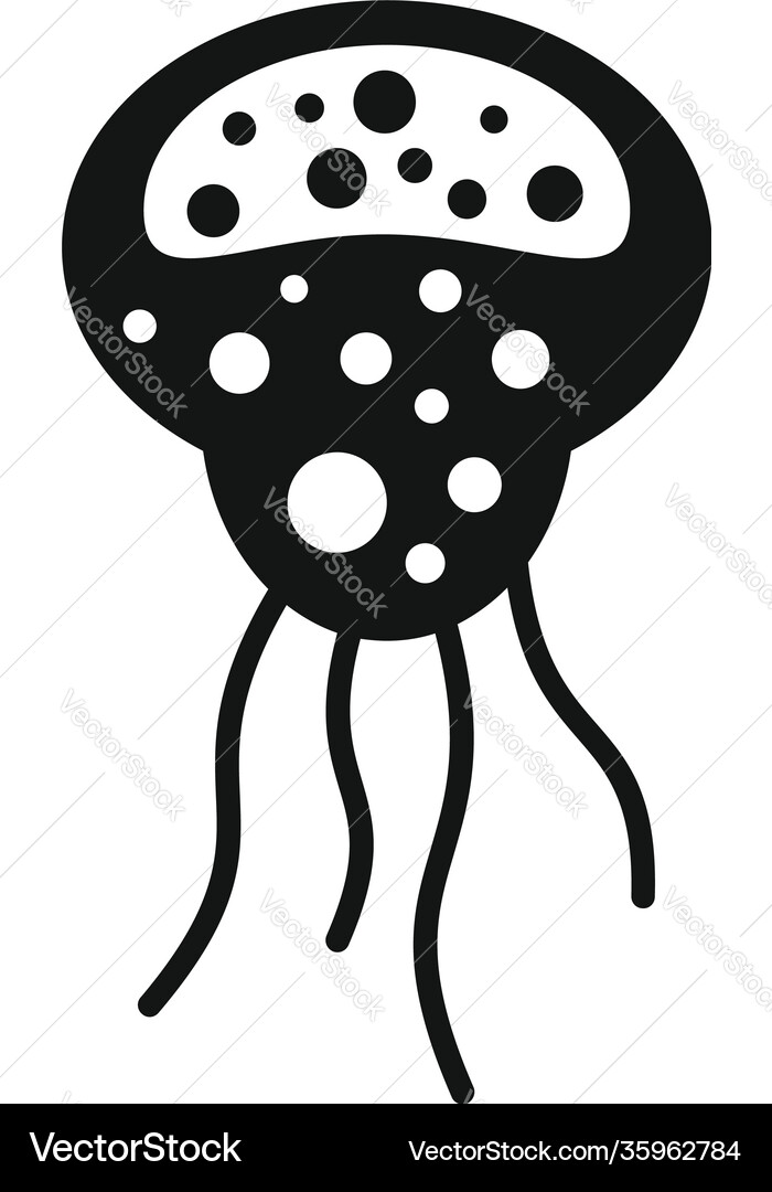 Lab bacteria icon simple style Vector Image