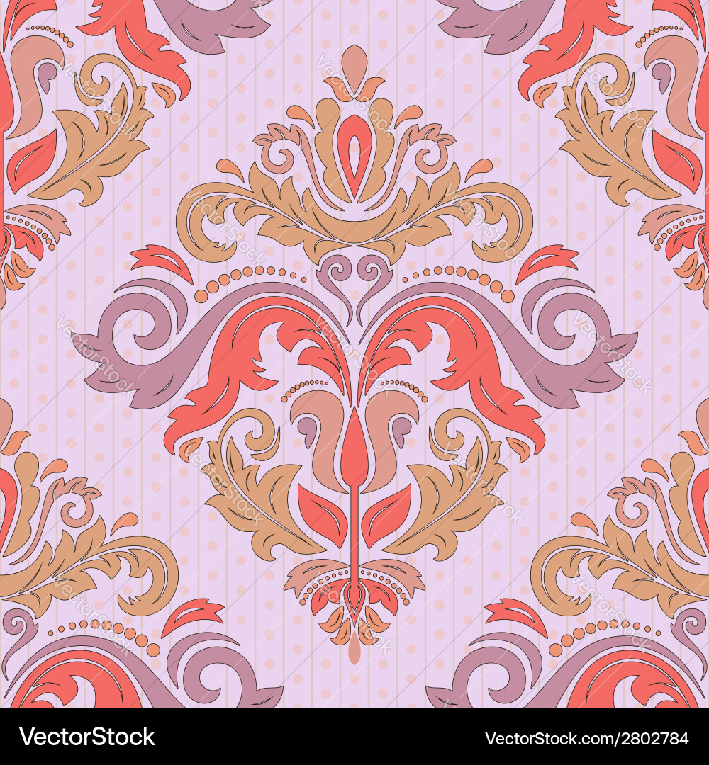 Orient seamless pattern abstract background vector image
