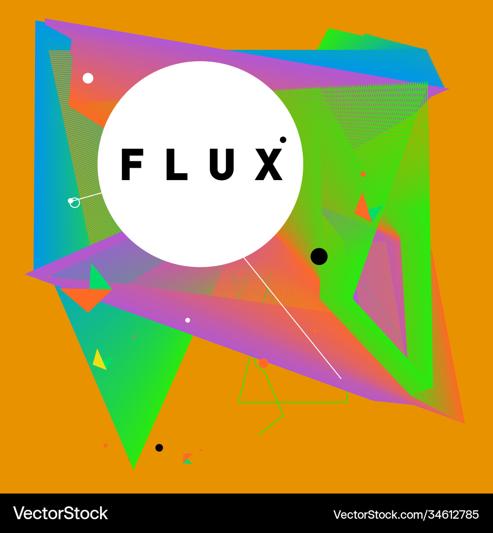 3d colorful wave background dynamic flux effect 3d colorful wave background dynamic flux effect Vector Image