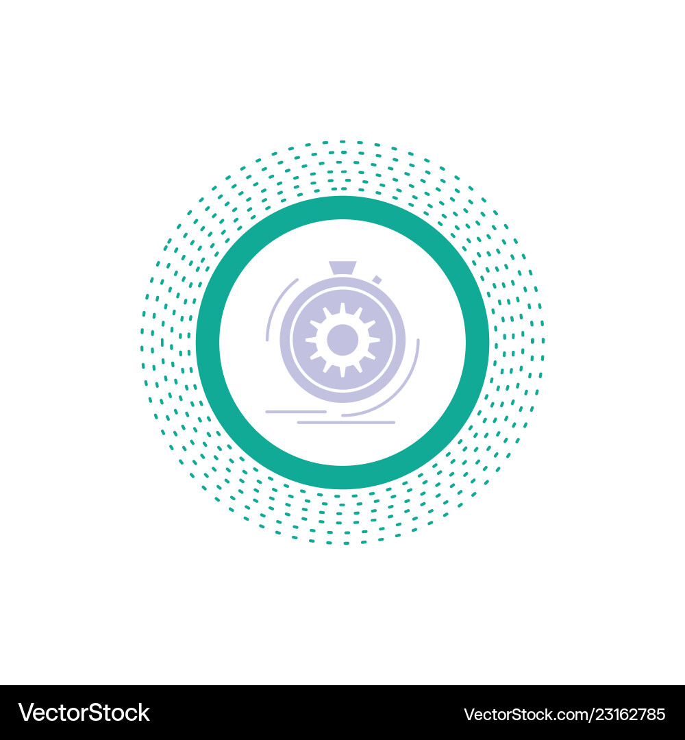 Action fast performance process speed glyph icon Action fast performance process speed glyph icon vector image