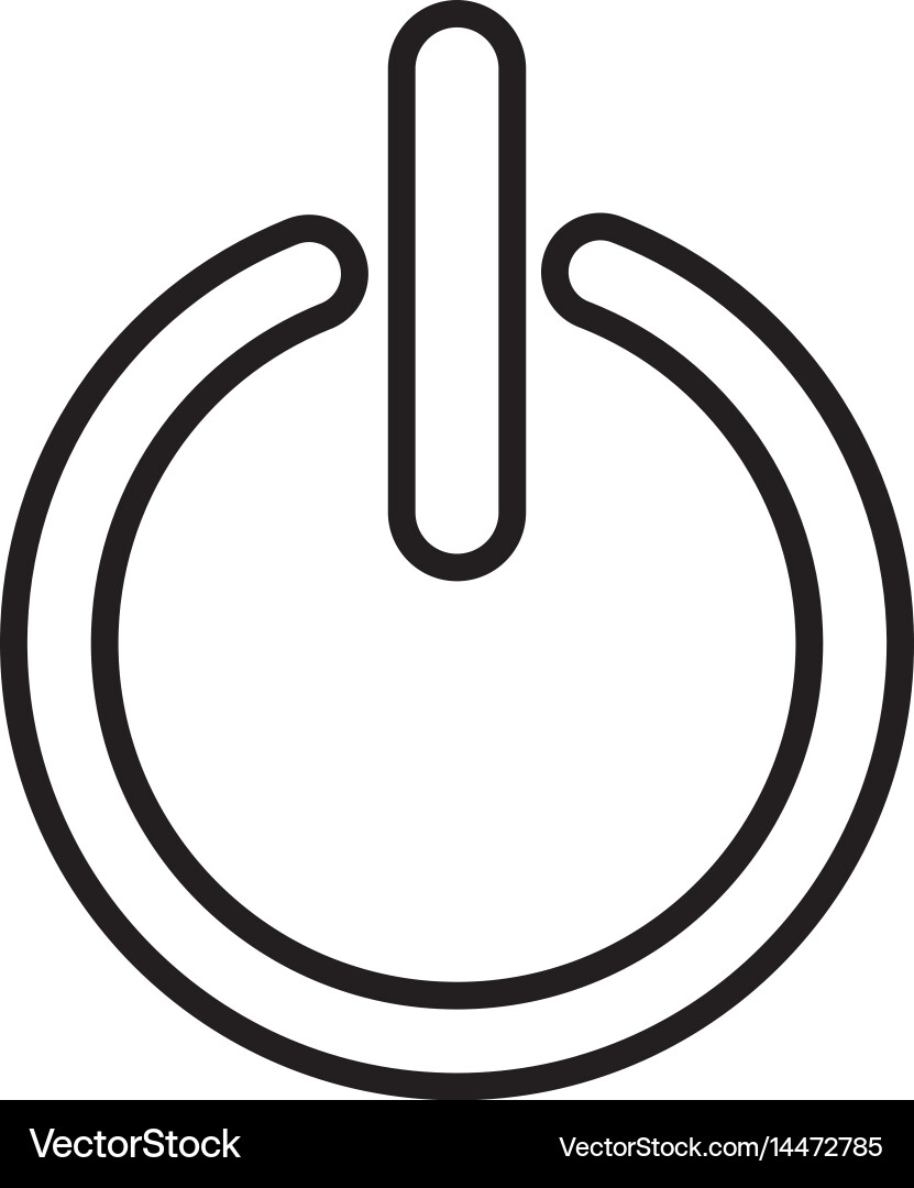 Power Button Icons vector image