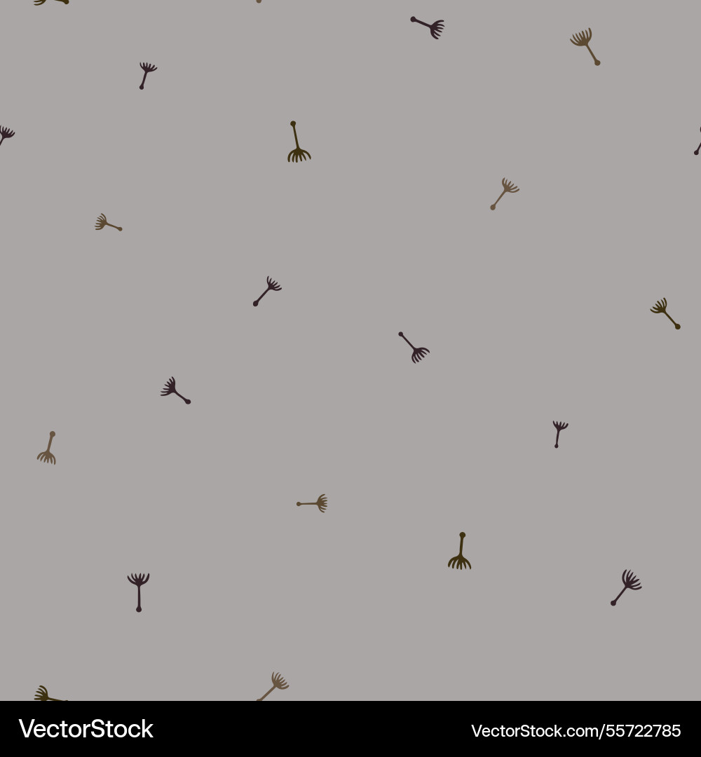 Seamless pattern with floating dandelion fluff Seamless pattern with floating dandelion fluff vector image