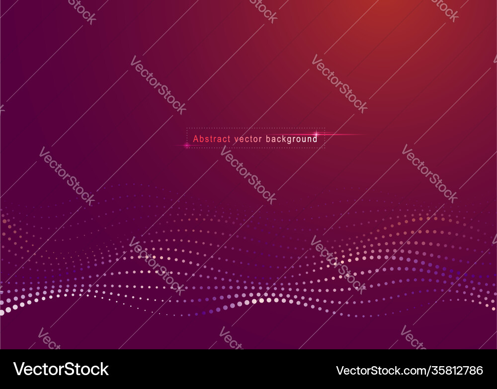 Abstract Particle Flow Background vector image