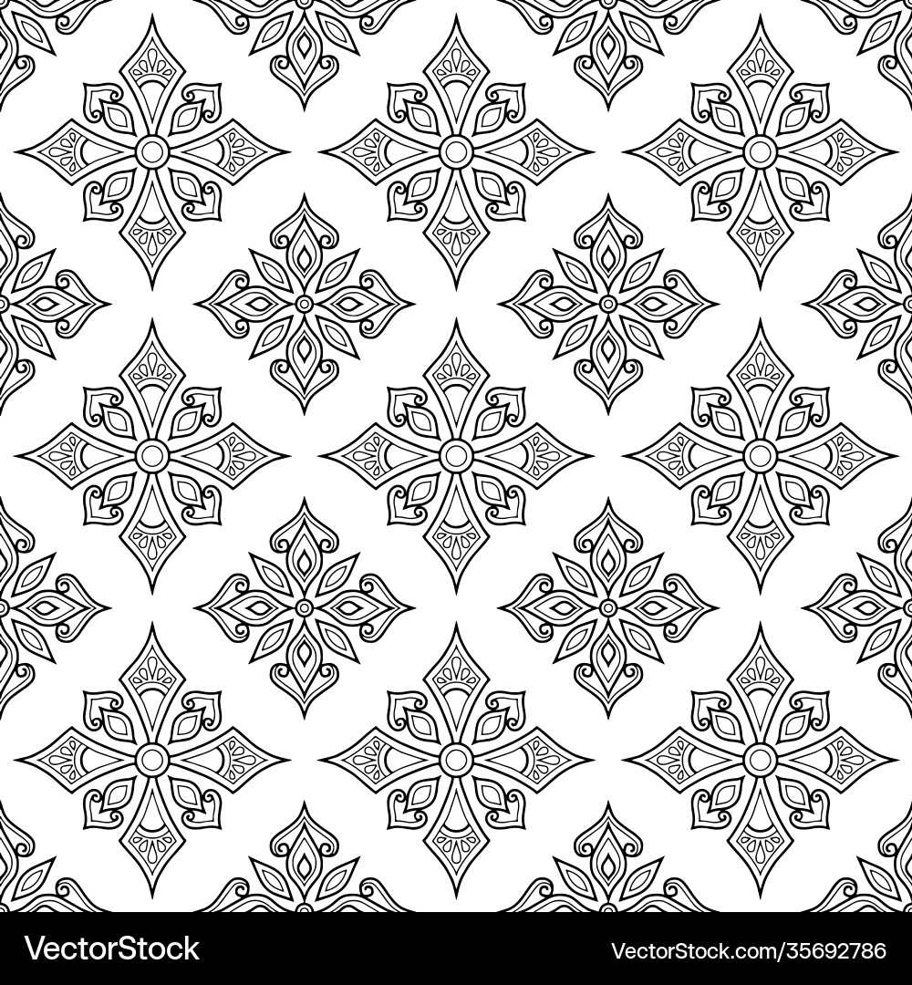 Abstract patterns cross doodles Abstract patterns cross doodles vector image