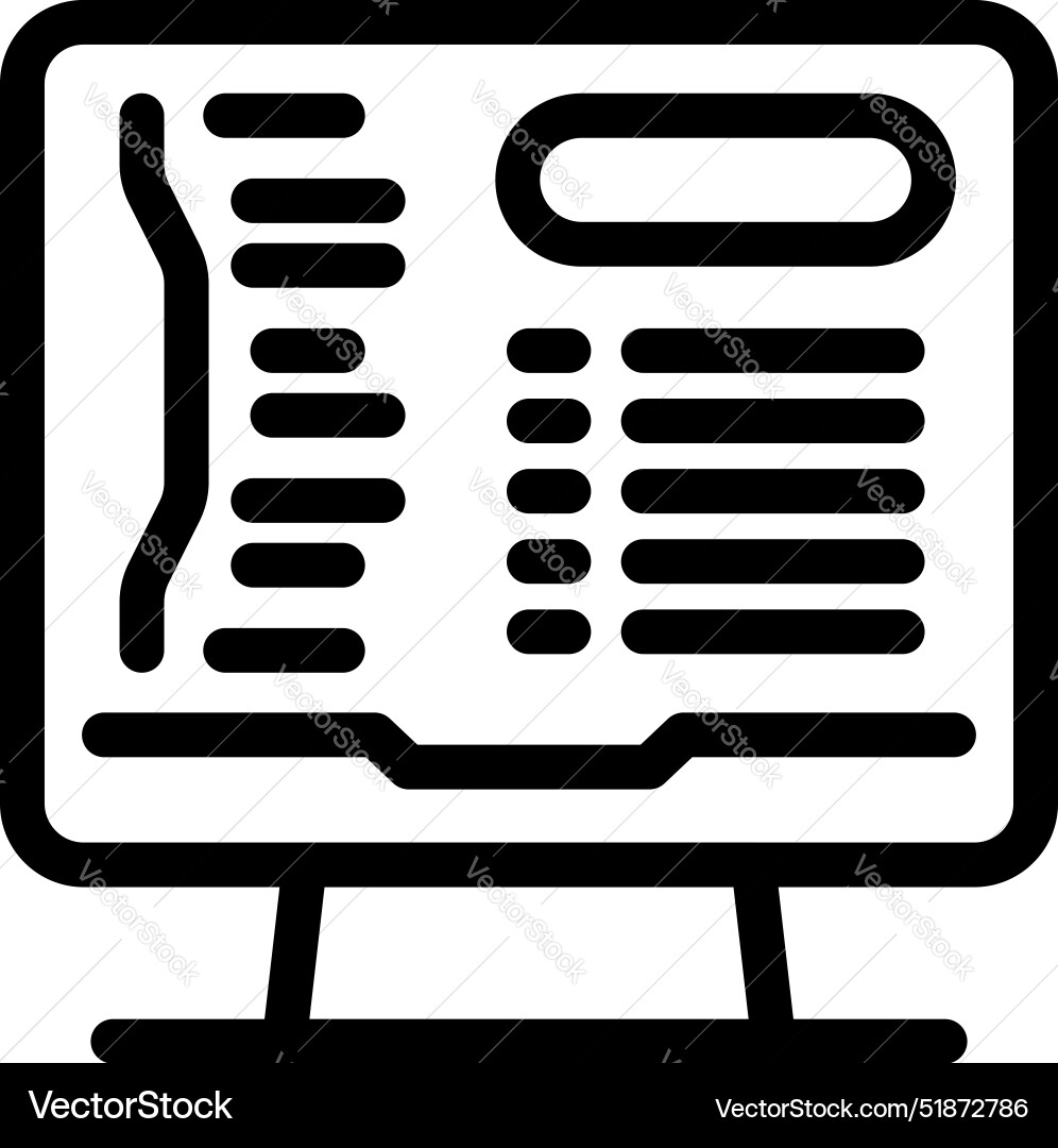 Computer showing lines of programming code icon Computer showing lines of programming code icon vector image