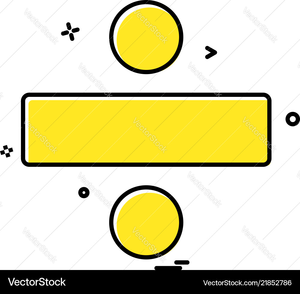 Divide icon design Vector Image