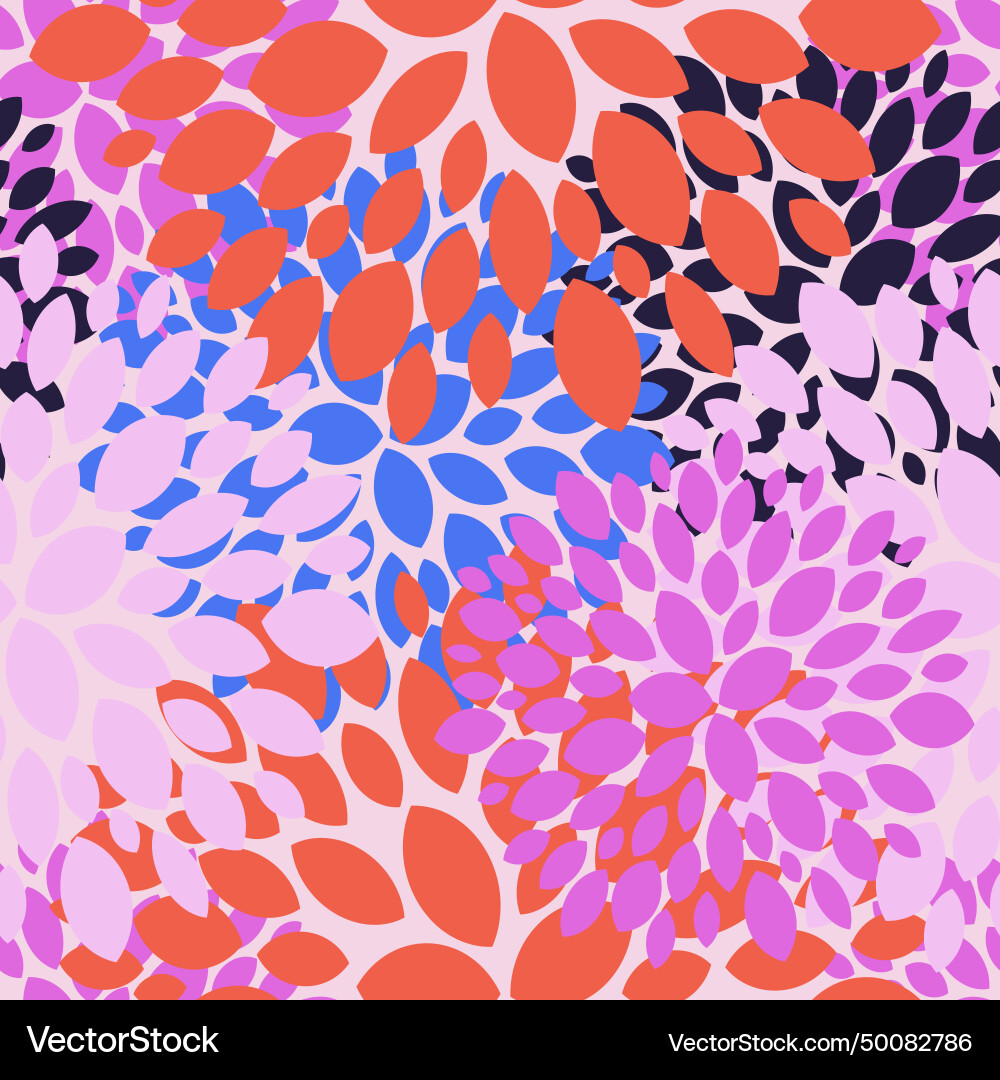 Explosion effect of random radial petals pattern Explosion effect of random radial petals pattern Vector Image