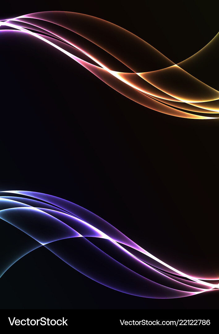 Rainbow flame curve layer abstract background Rainbow flame curve layer abstract background vector image
