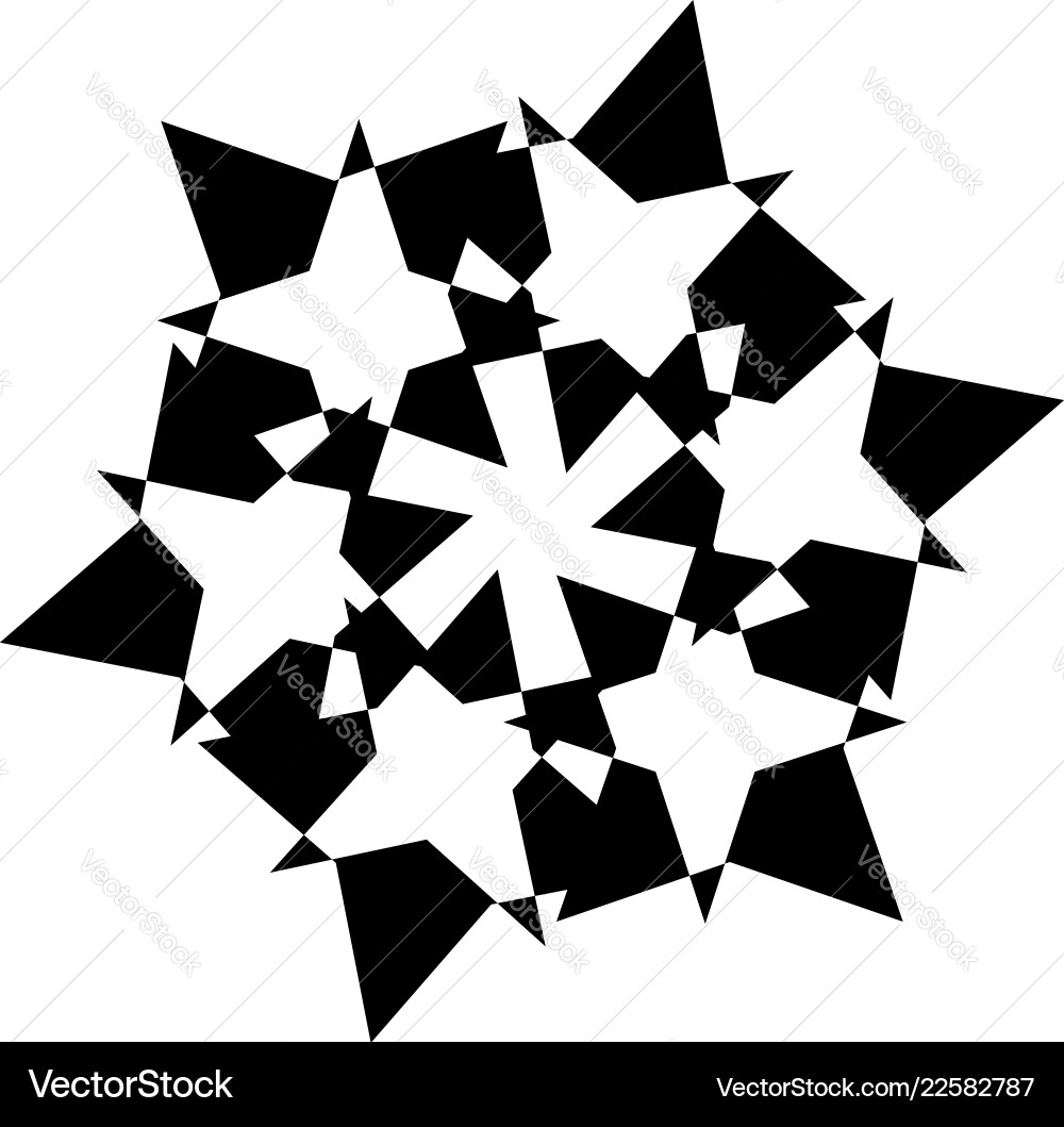 Geometric radial element abstract concentric Geometric radial element abstract concentric Vector Image