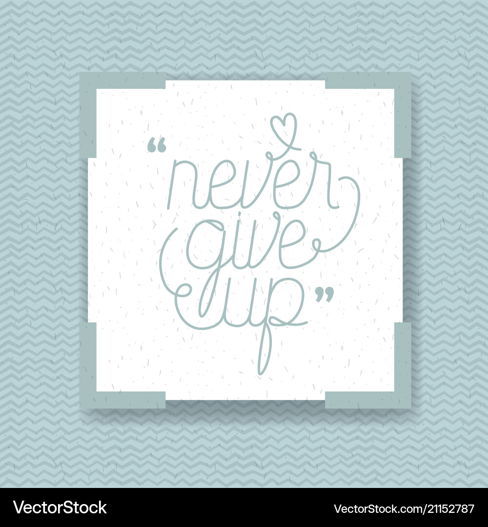 Positivism message with hand made font Vector Image