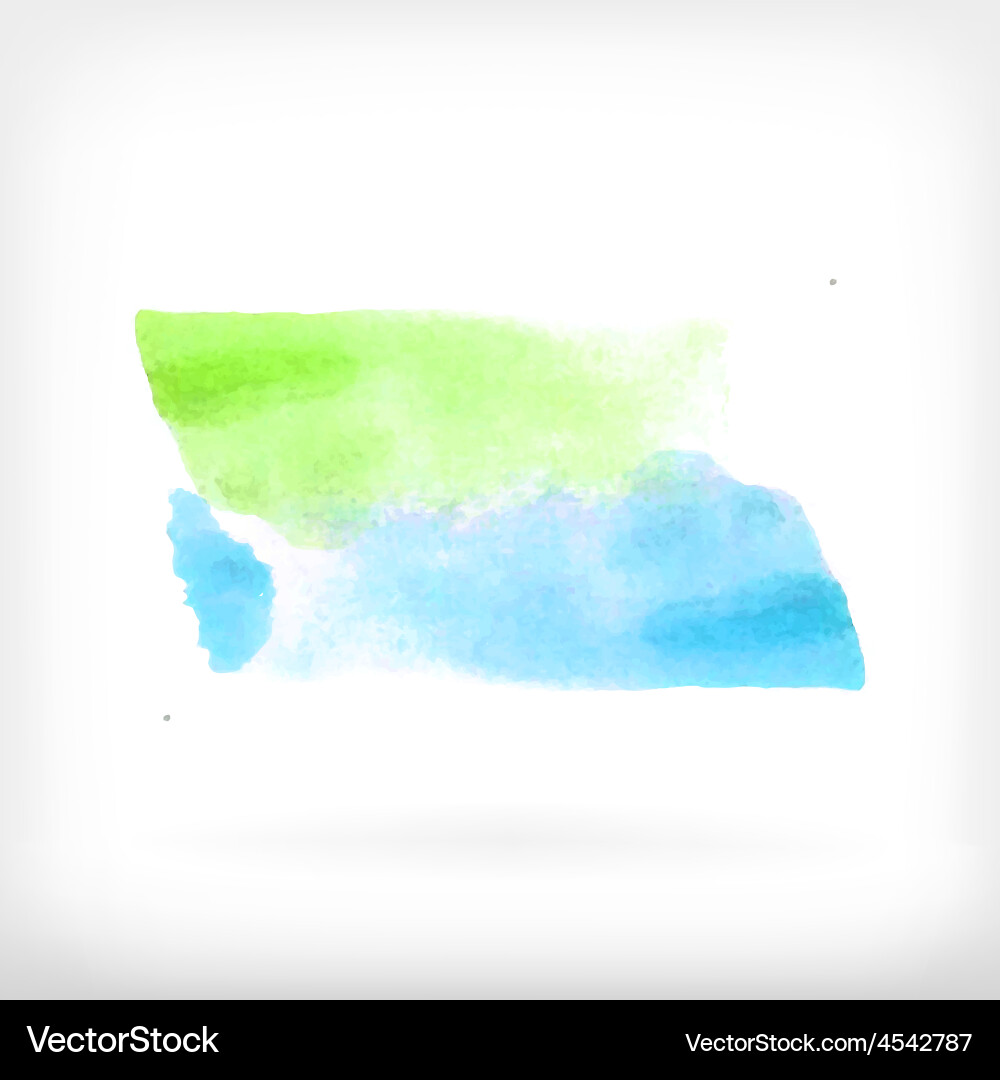 Watercolor Brush Strokes vector image