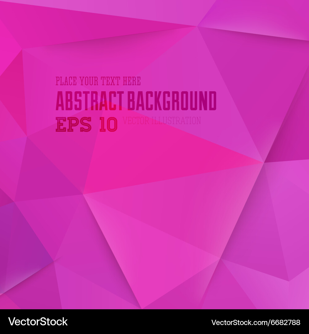 Abstract triangular background vector image