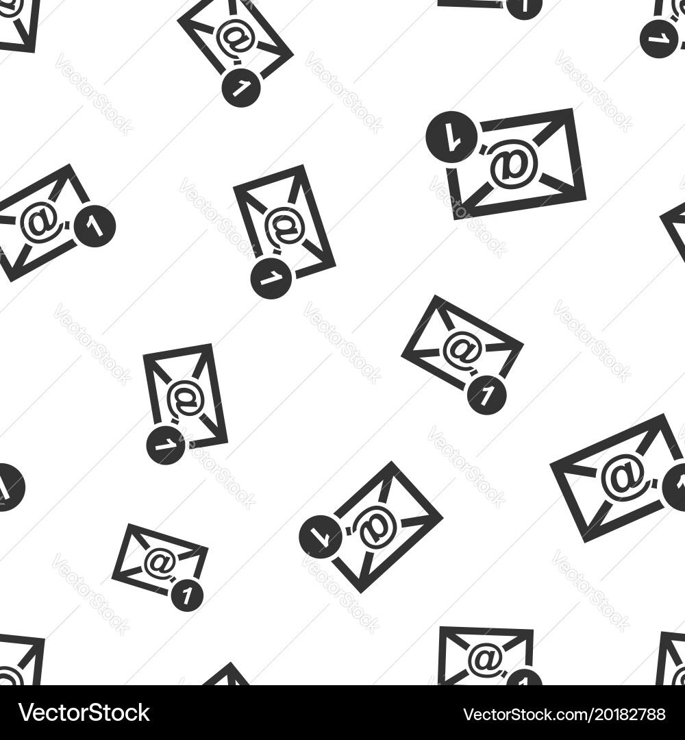 Email envelope message seamless pattern vector image