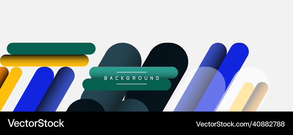 Overlapping round shapes and lines background Overlapping round shapes and lines background Vector Image