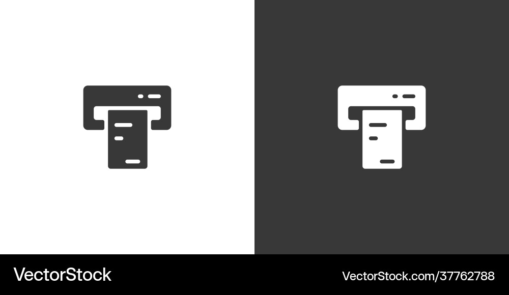 Ticket vending machine insert and purchase vector image