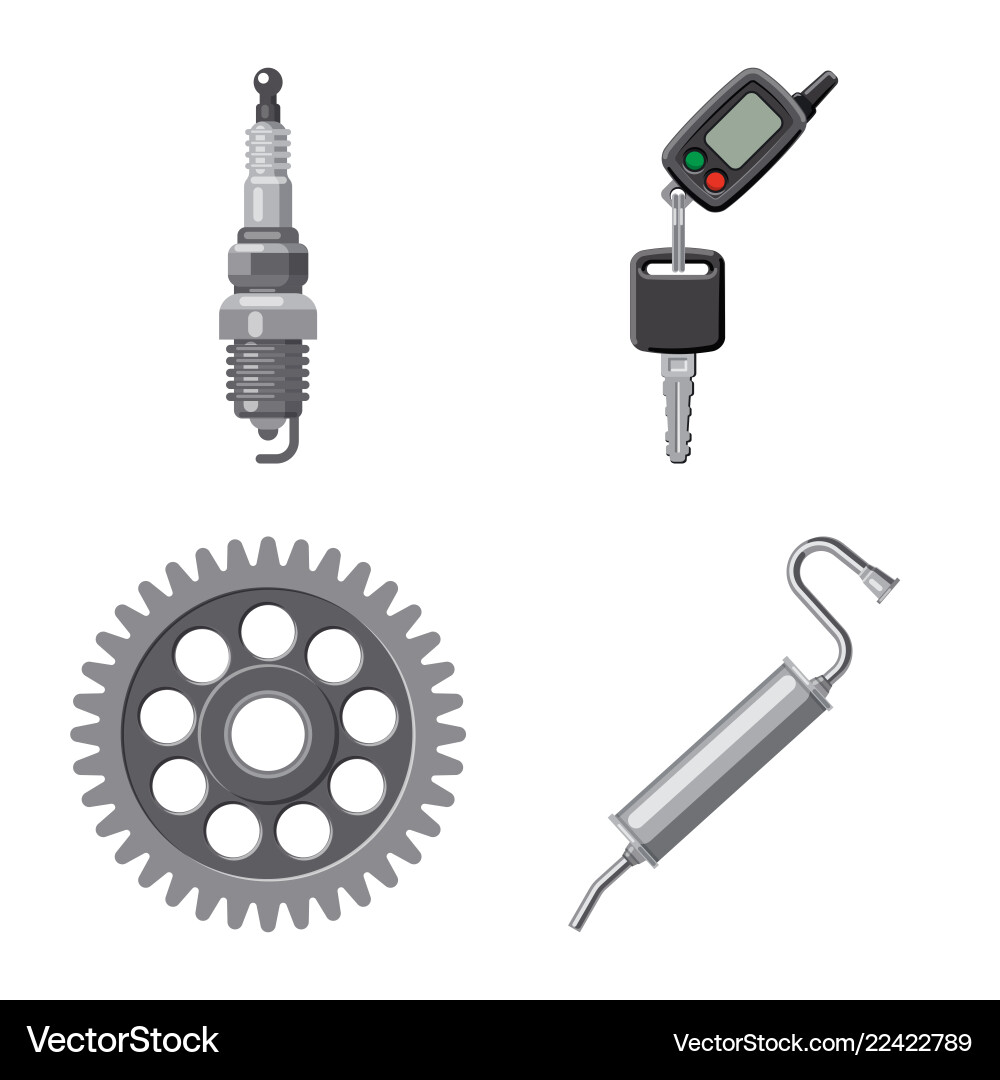 Auto and part icon Auto and part icon vector image