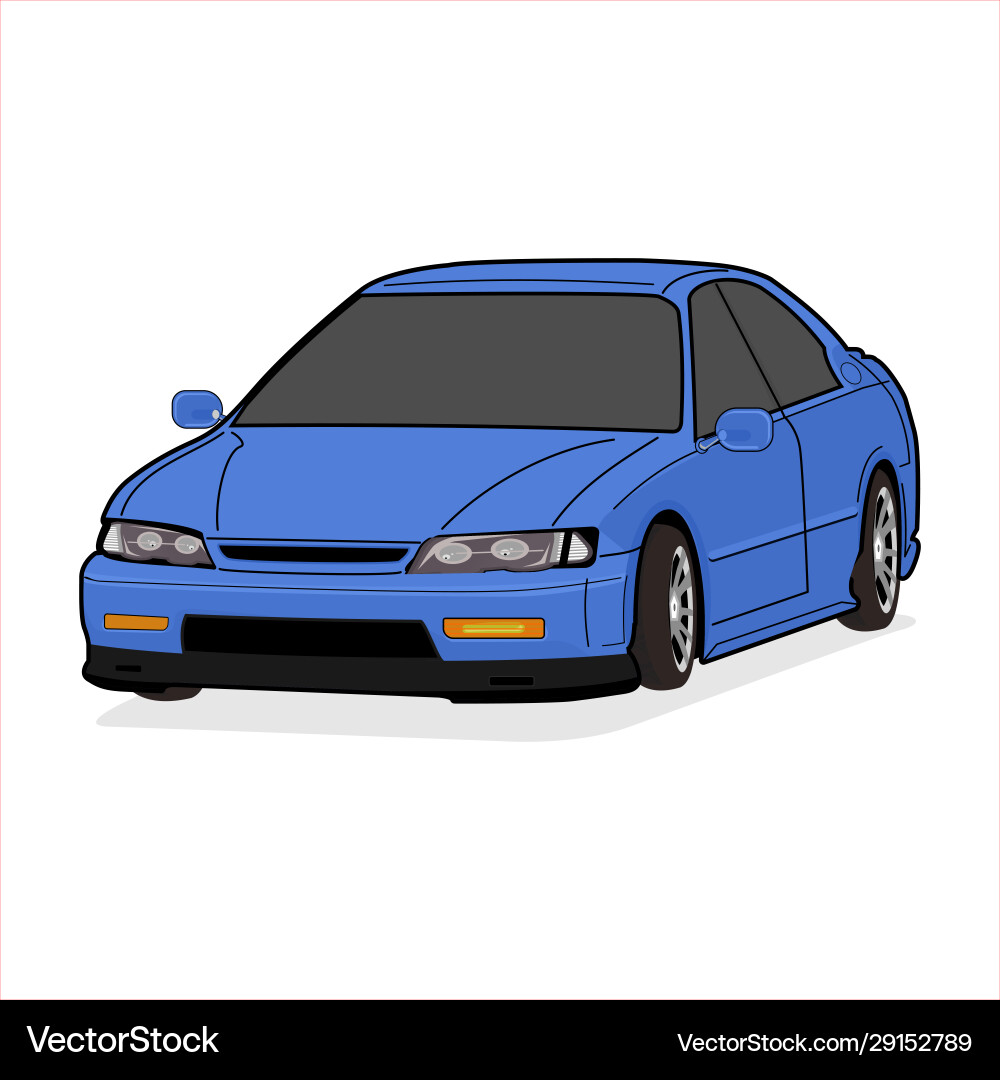 Car mitsubishi galant hiu Car mitsubishi galant hiu vector image