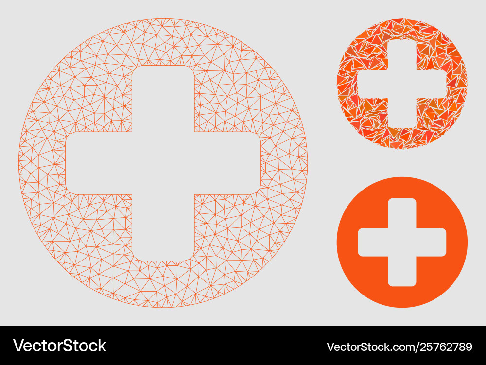 Create cross mesh carcass model Create cross mesh carcass model vector image