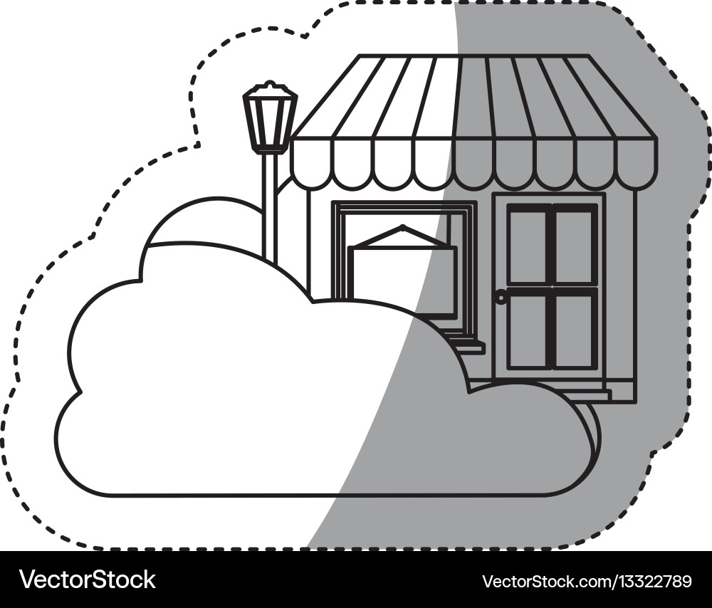 Database hosting icon stock vector image