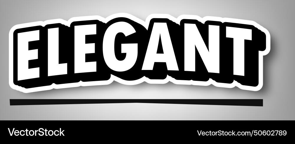 Elegant editable text effect 3d embos gradient Vector Image