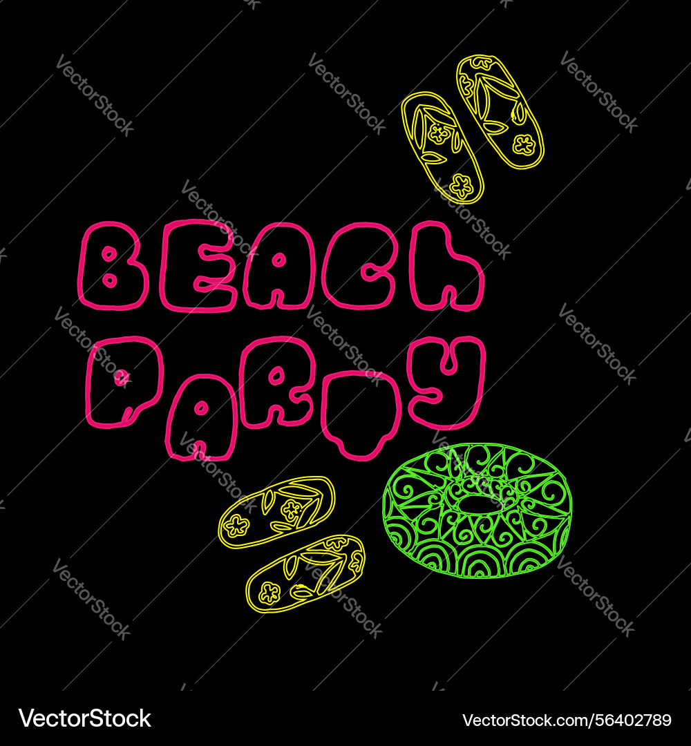 Elements of the composition in style Vector Image