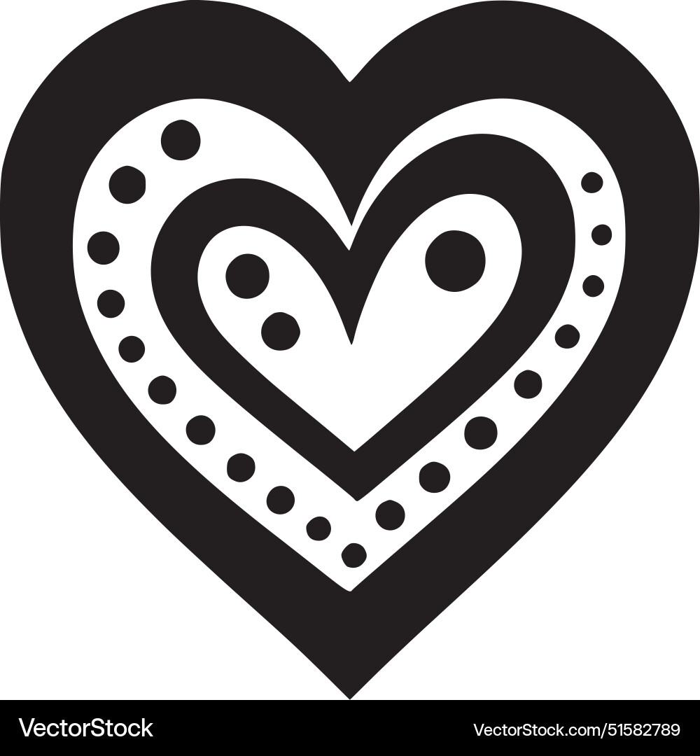Heart - high quality logo - ideal for t-shirt Vector Image