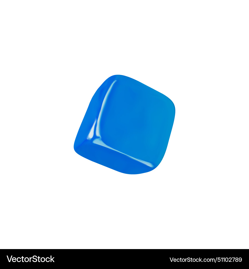 Hexagonal cube with empty fields on isolated vector image