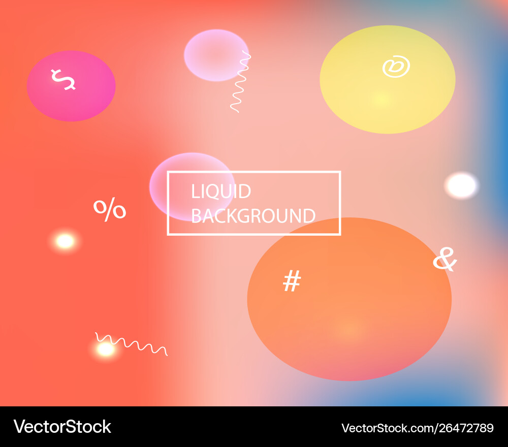 Magic backdrop from blurry patterns Vector Image