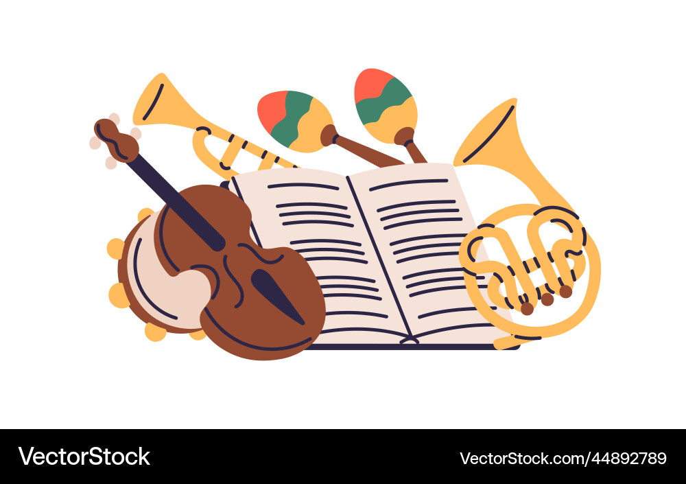 Music art school subject class education Music art school subject class education vector image