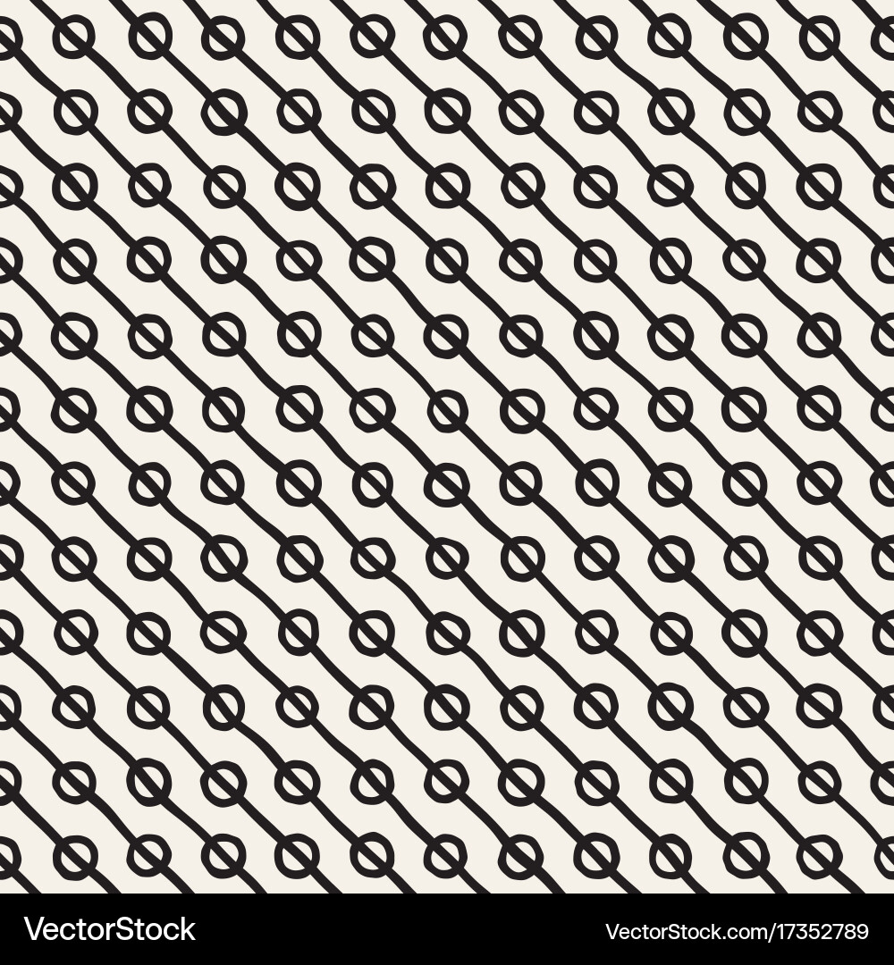 Seamless pattern with hand drawn lines abstract Vector Image
