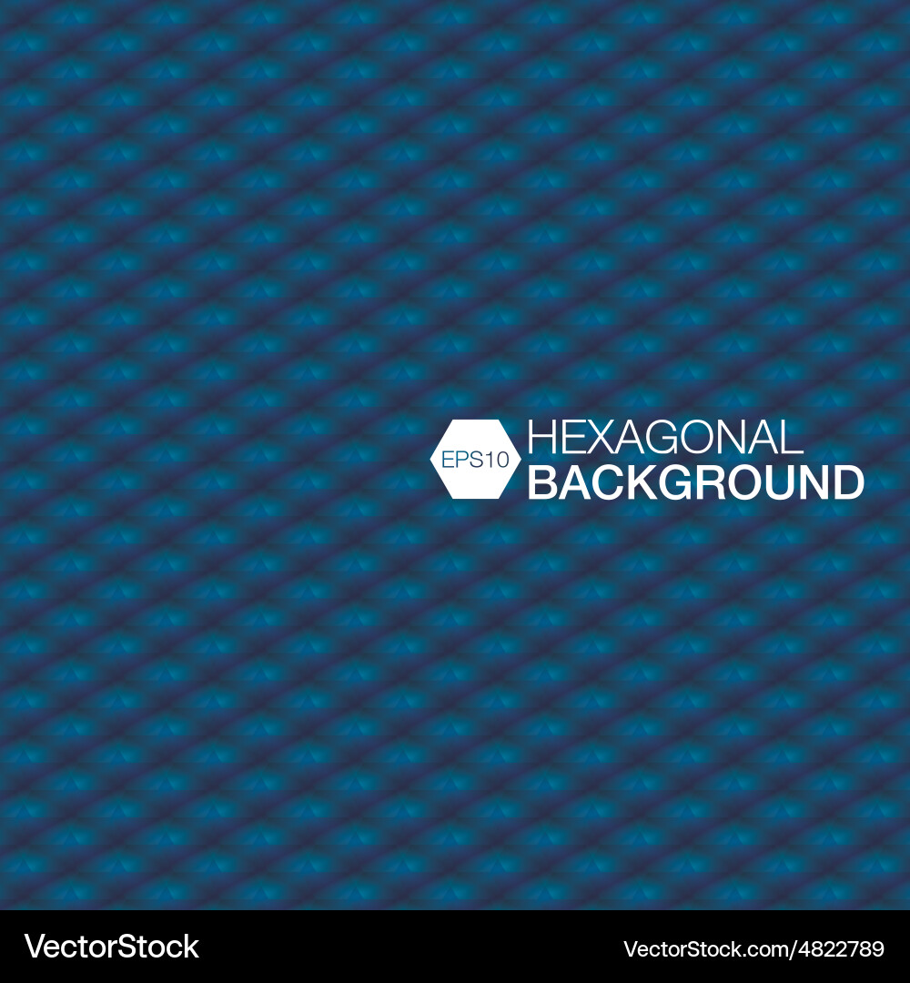 Simple colorful background consisting of hexagons vector image