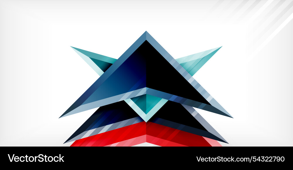 Abstract background color triangles and arrows Abstract background color triangles and arrows Vector Image