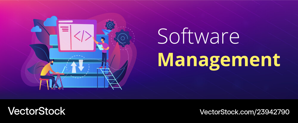 Big data developer header banner Big data developer header banner vector image