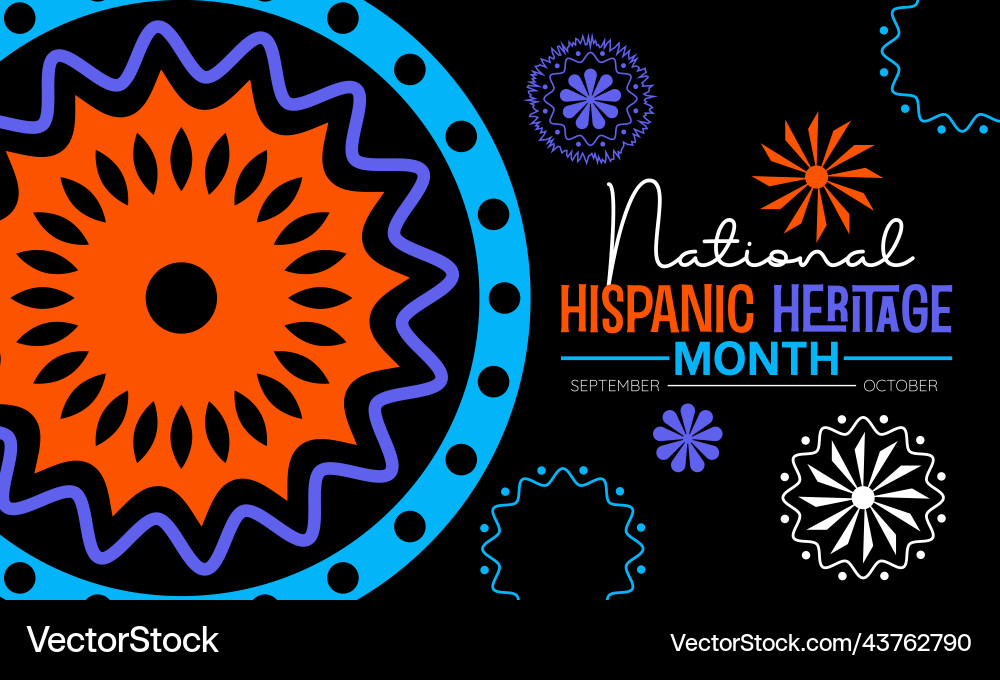 Designkonzept des nationalen hispanischen Erbes Designkonzept des nationalen hispanischen Erbes vektorbild