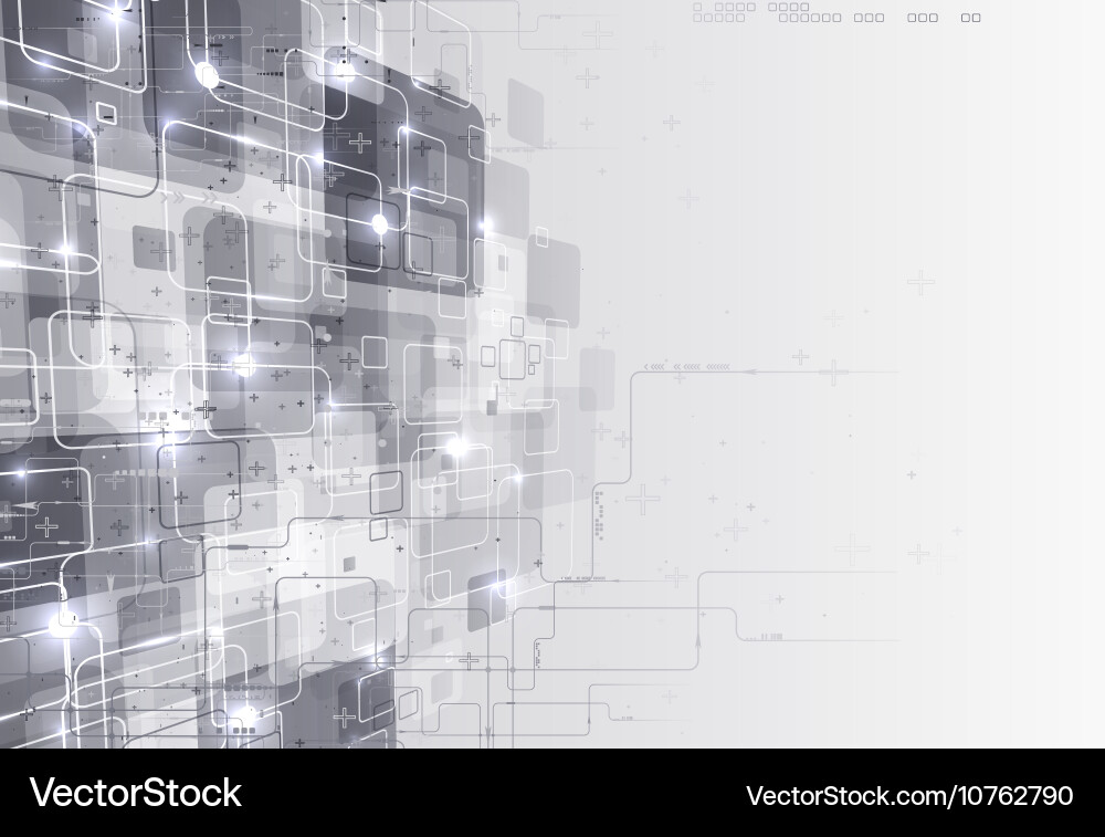 Digital Network Abstract vector image