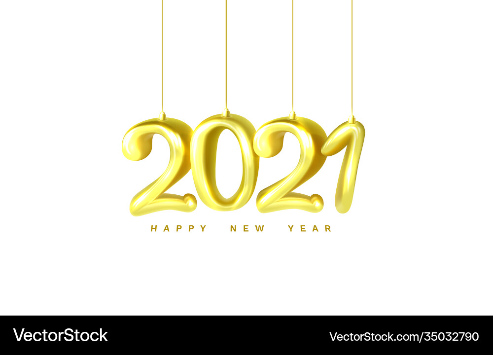 Happy new 2021 year holiday cover festive Happy new 2021 year holiday cover festive vector image