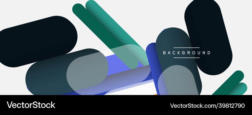 Overlapping round shapes and lines background Overlapping round shapes and lines background Vector Image