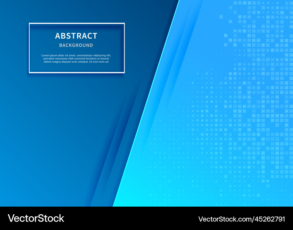 Abstract 3d blue background with overlap layer Abstract 3d blue background with overlap layer vector image
