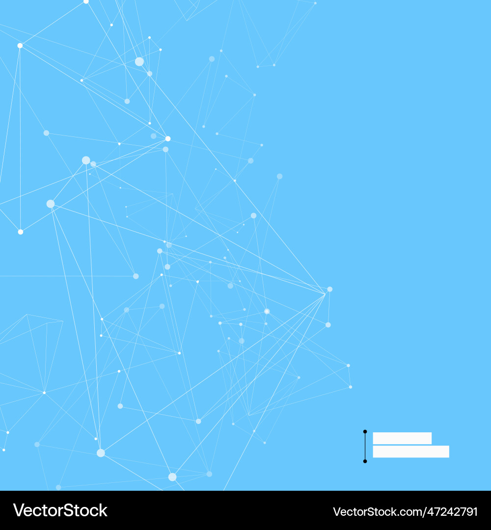 Connecting dots and lines graphic plexus element Connecting dots and lines graphic plexus element vector image