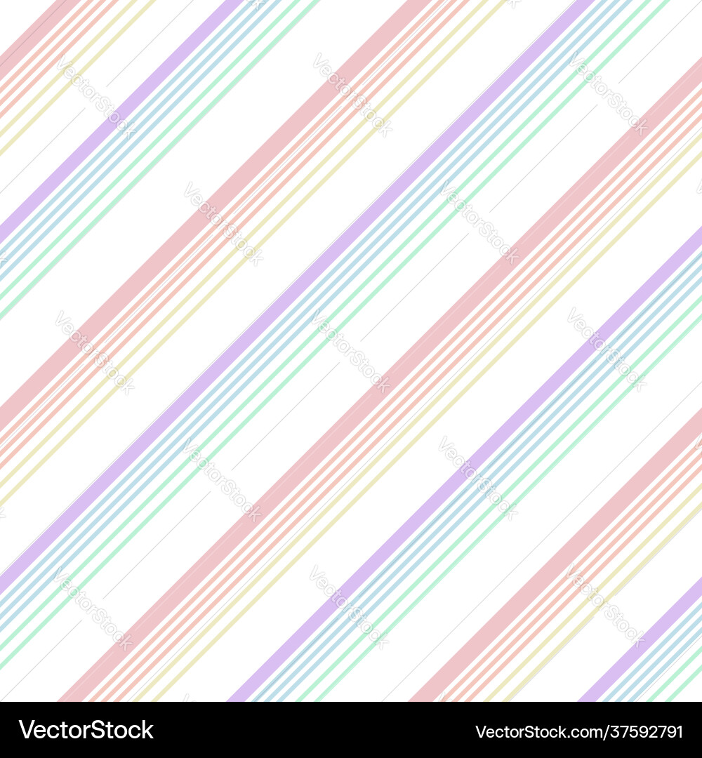 Rainbow Diagonal Stripe Pattern vector image