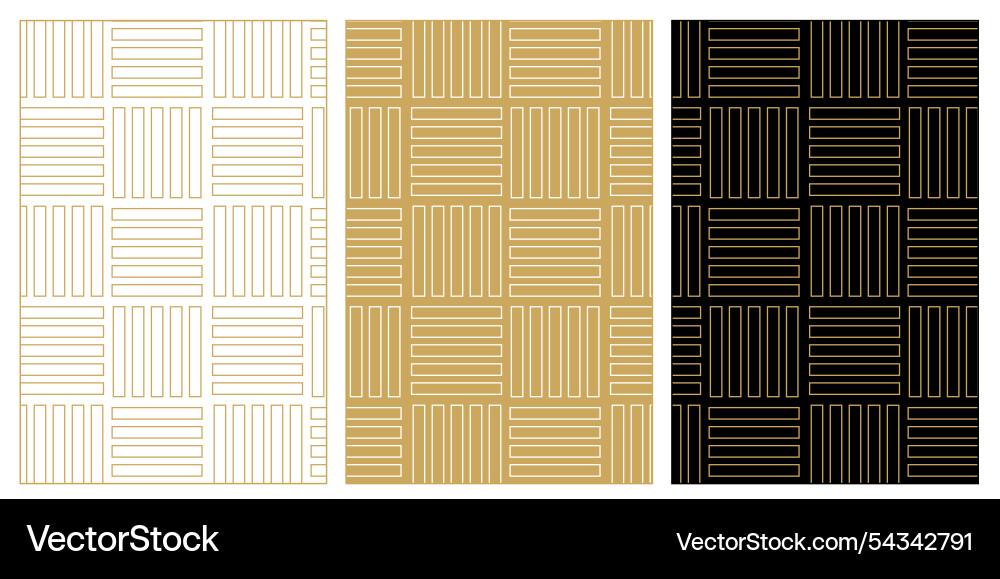 Set of patterns with crosses stripes lines Set of patterns with crosses stripes lines Vector Image
