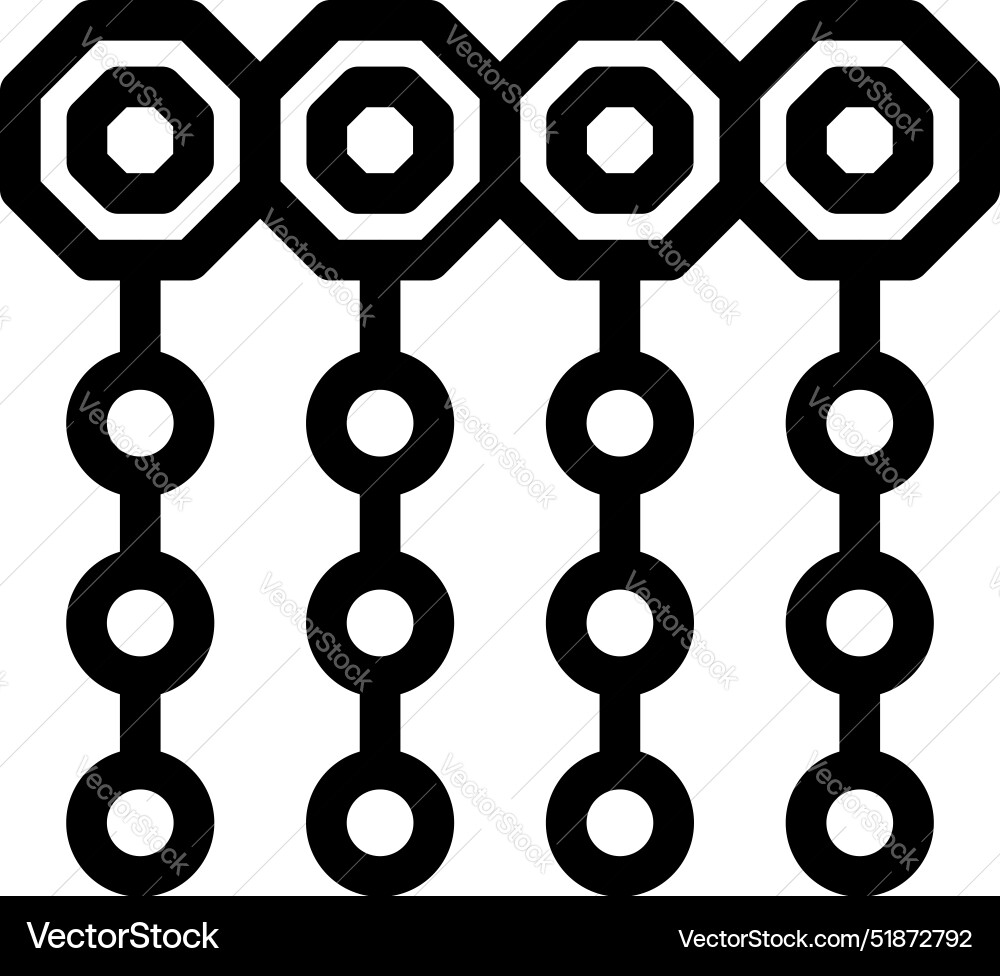 Blockchain network showing decentralized database Blockchain network showing decentralized database vector image