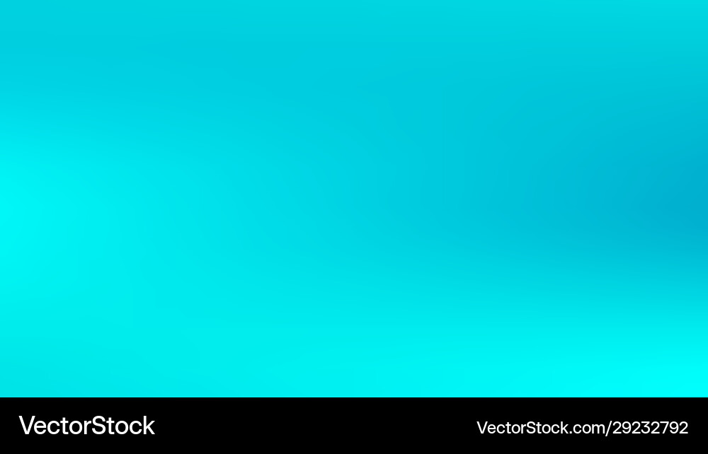 Cyan colored abstract gradient mesh background vector image