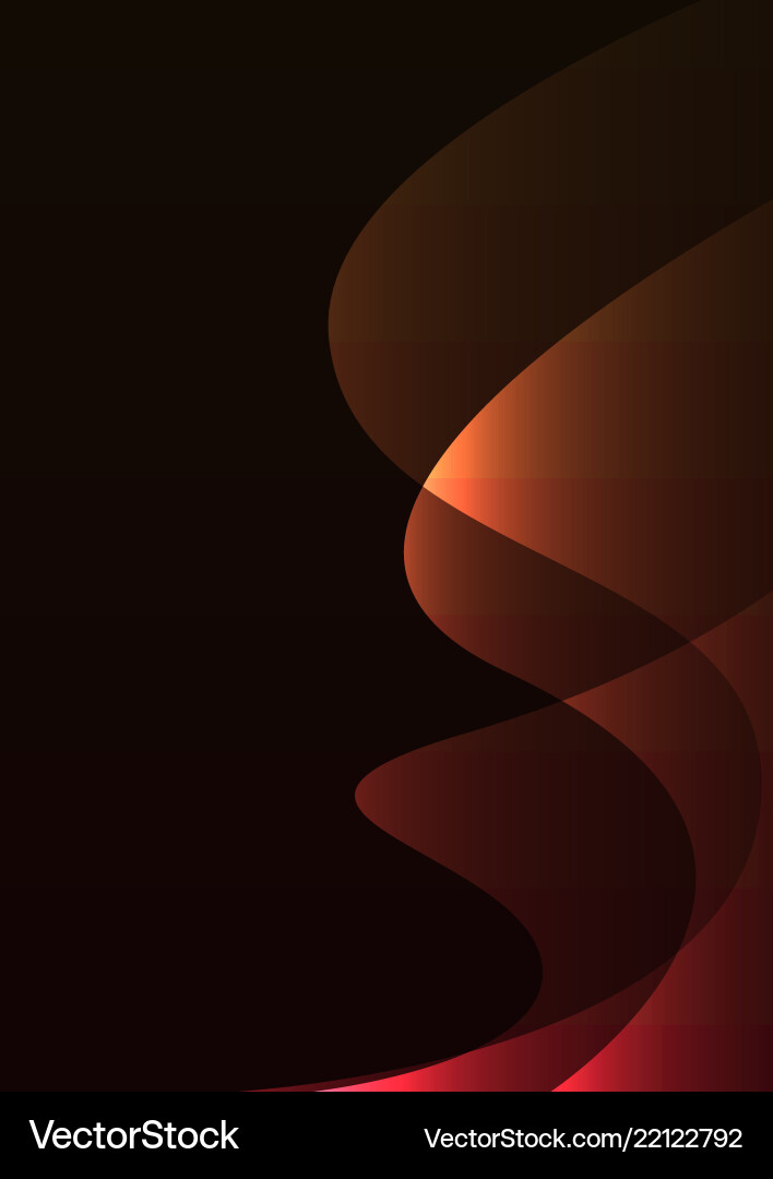 Orange red line curve transparent layer abstract Orange red line curve transparent layer abstract vector image