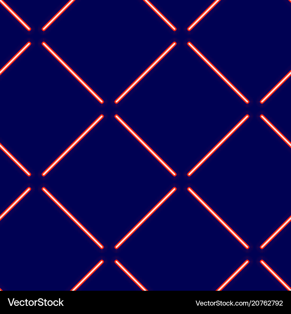 Seamless pattern from light neon red rays Seamless pattern from light neon red rays vector image