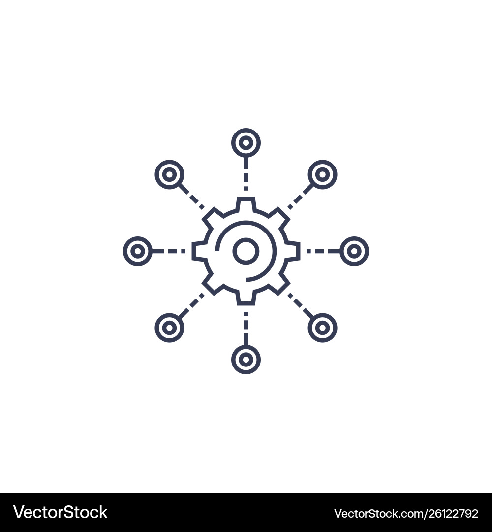 Software Integration Icon vector image