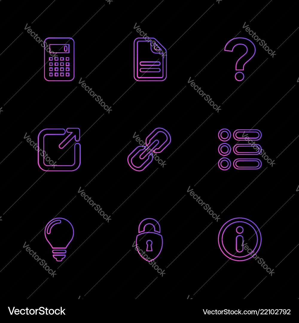 User interface buttons application multimedia vector image