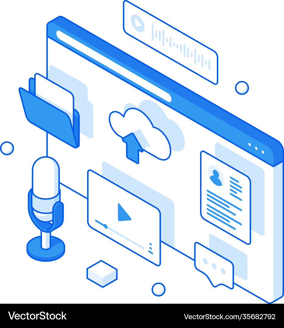 Web banner design for data storage concept Web banner design for data storage concept vector image
