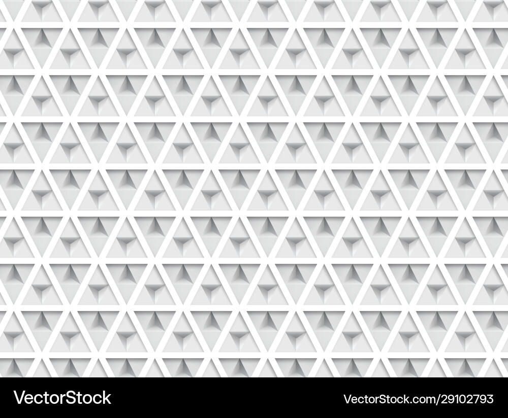 3d paper triangles seamless pattern abstract vector image